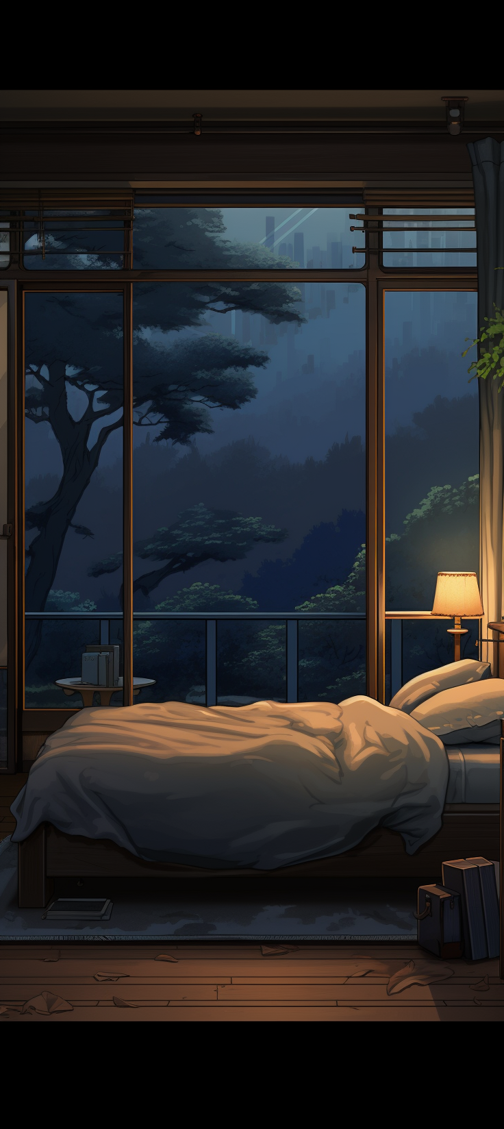 Game Art Style Bedroom