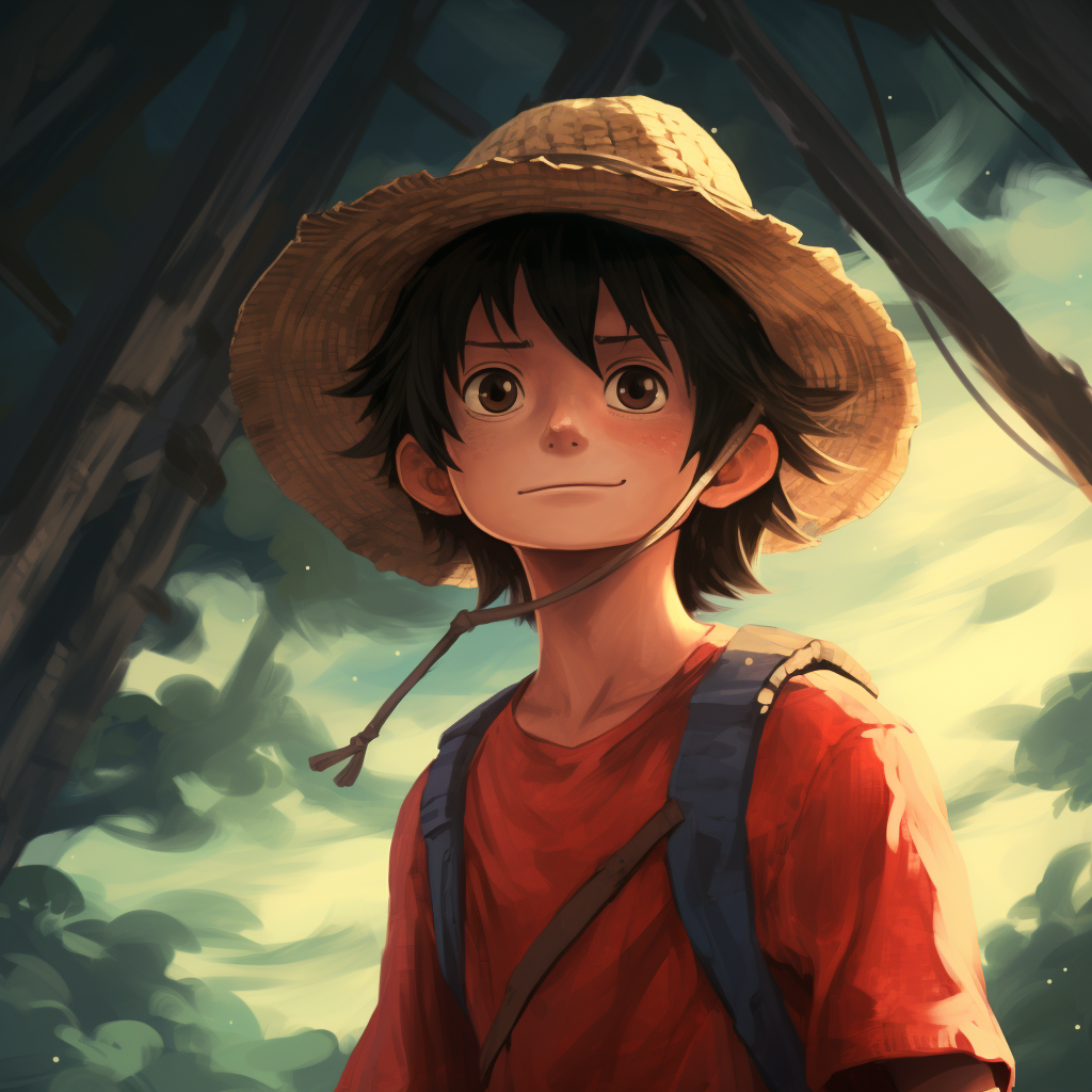 Adorable Luffy in Pirate Costume