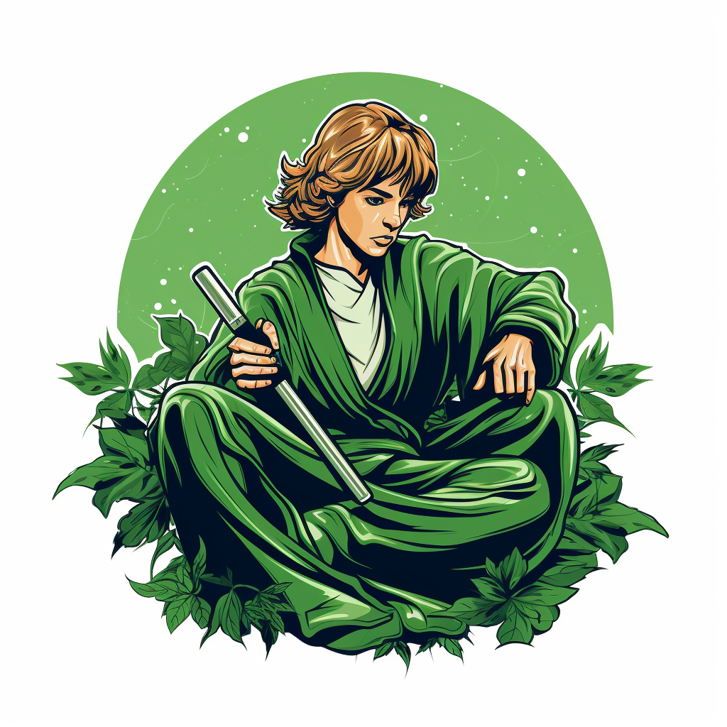 Luke Skywalker with Green Saber OG