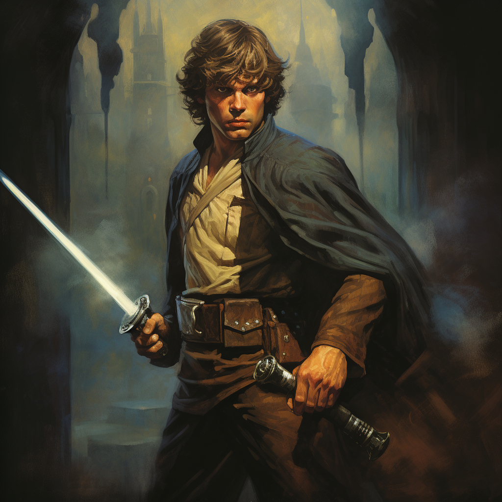 Luke from Star Wars Fantasy Novel