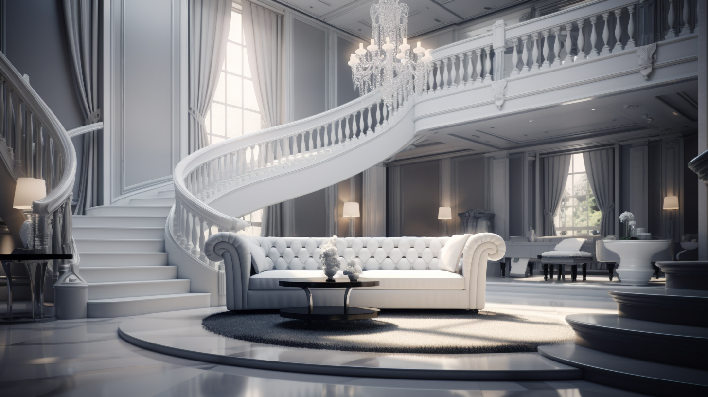 Luxurious Grey & White Real Estate