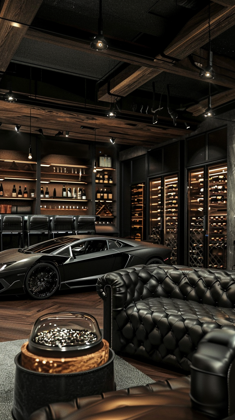 Luxury man cave collection