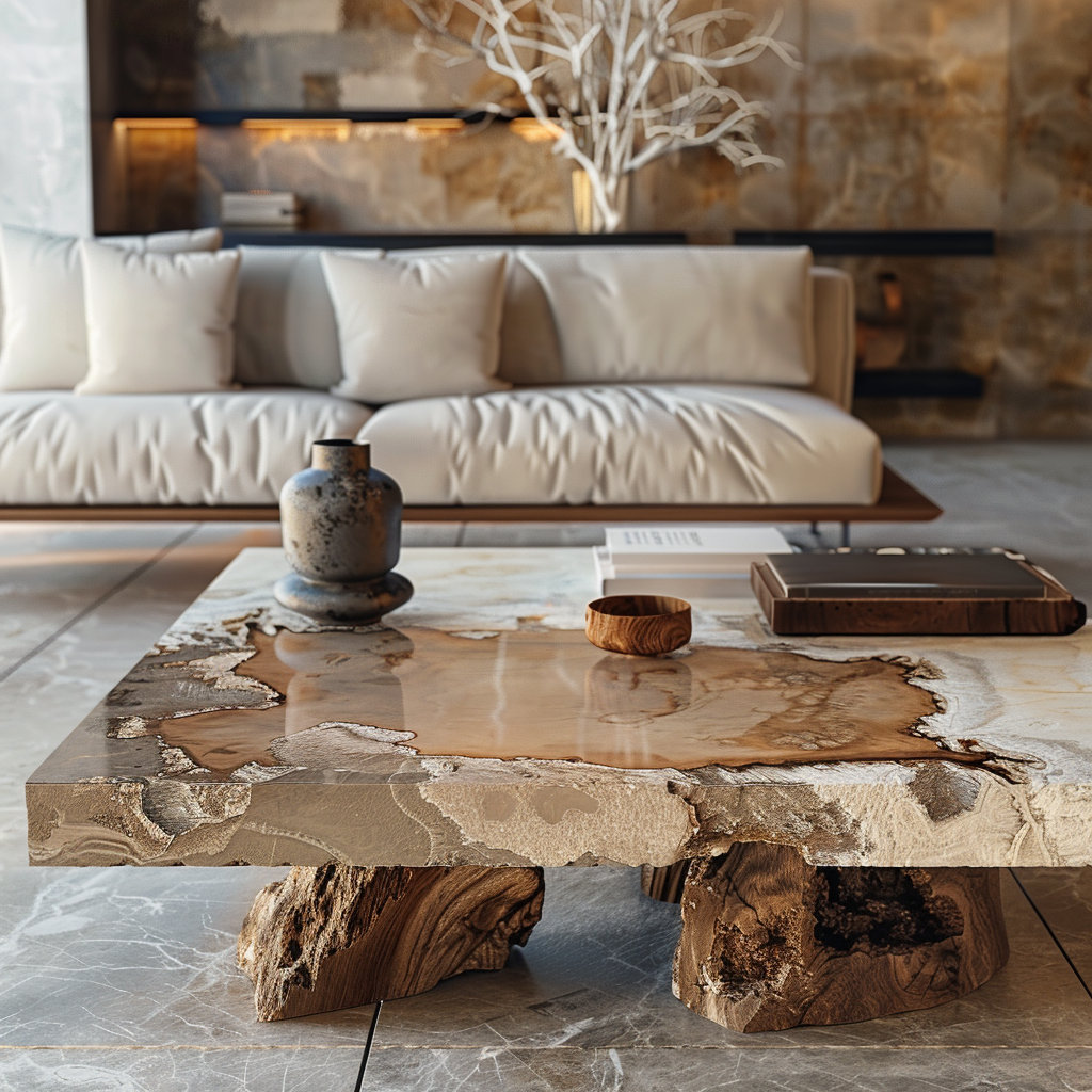 Reclaimed wood luxury furniture store