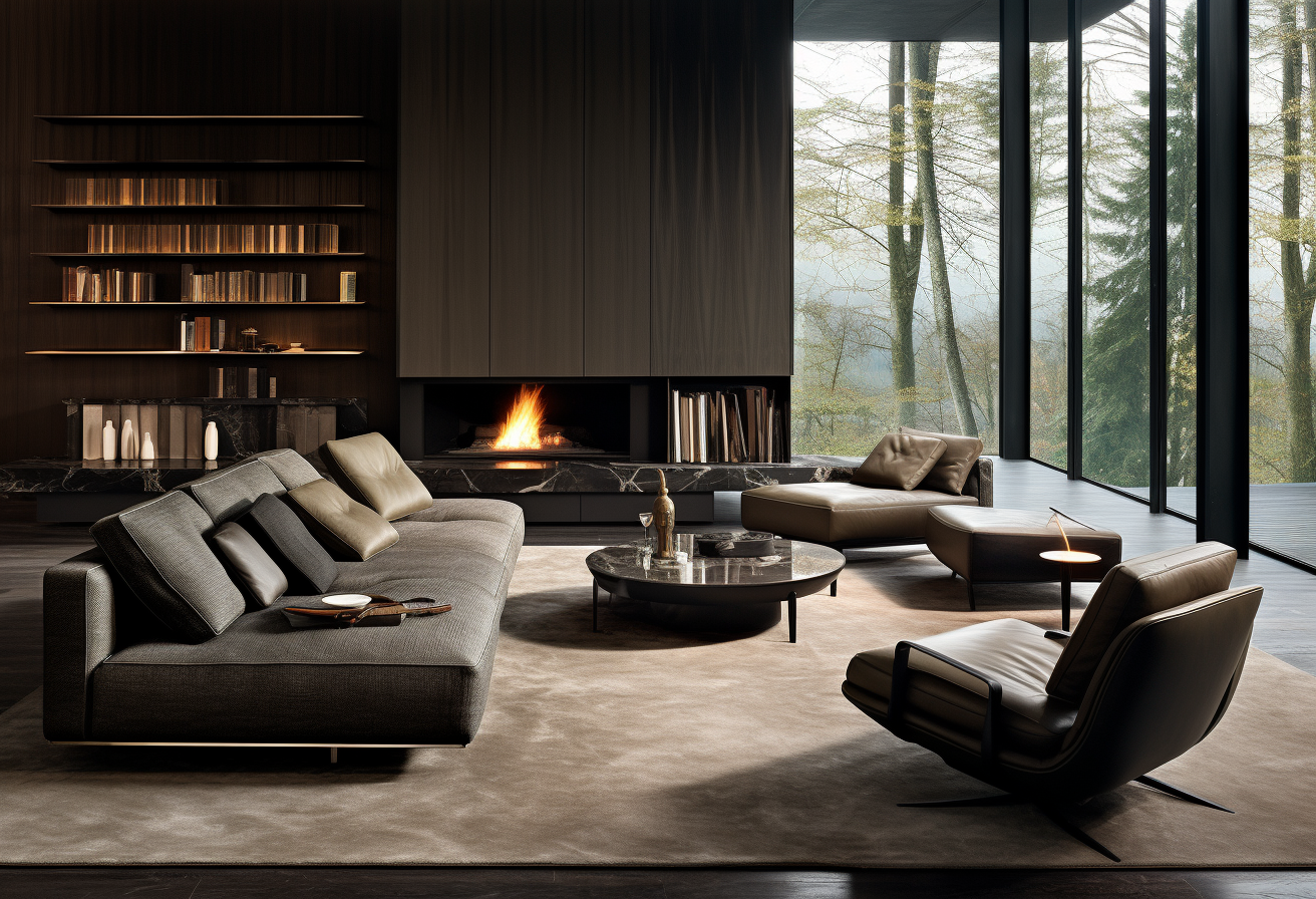 Exquisite luxury sofa and armchair design