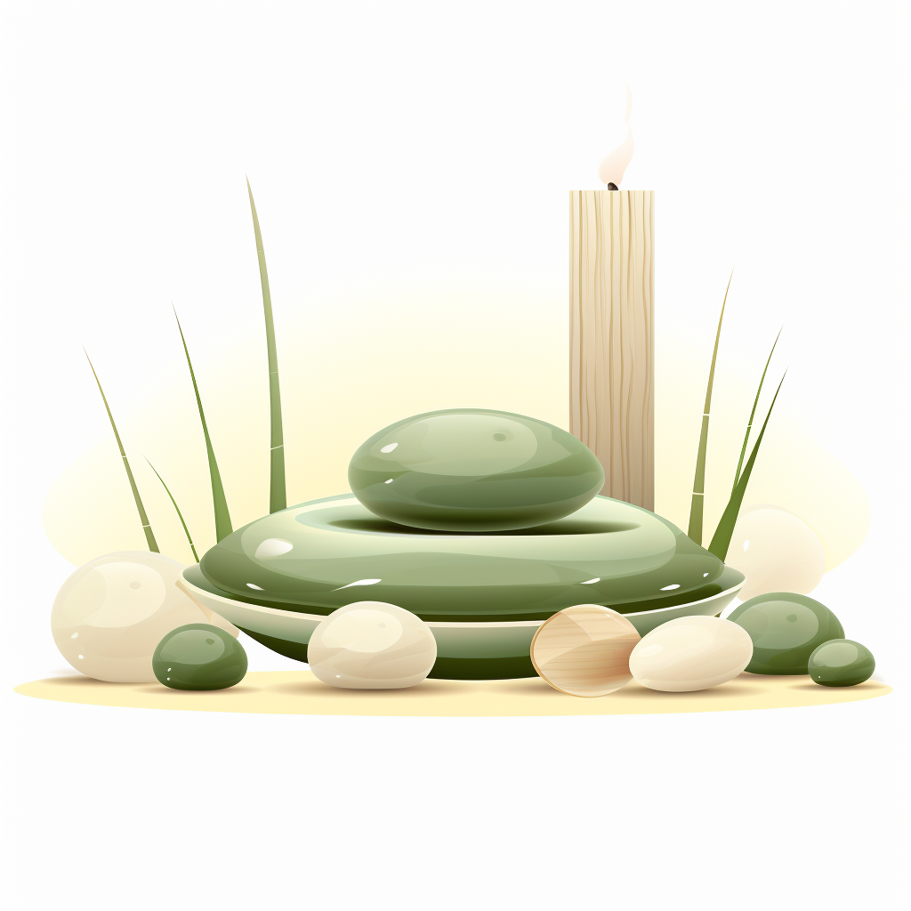 Zen style luxury spa items