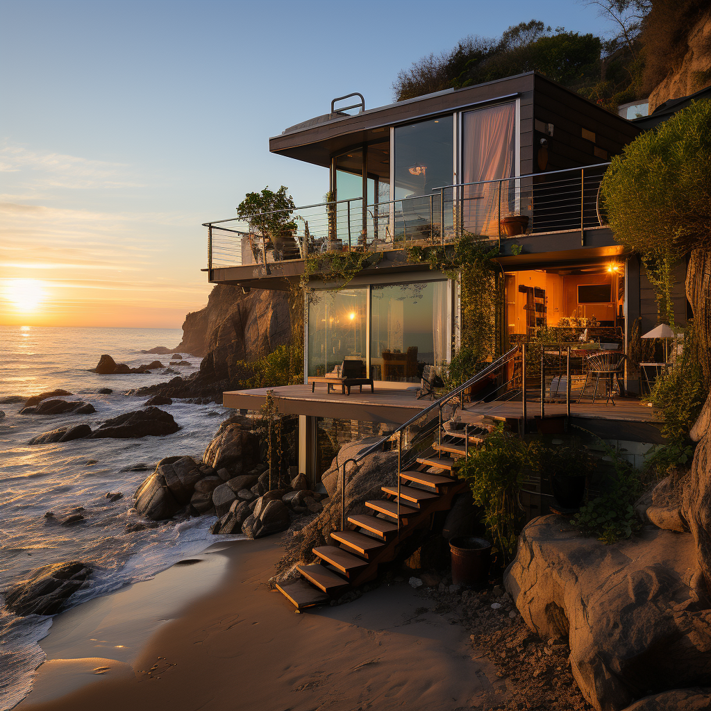 Luxury Tiny Home at Malibu Ocean Site