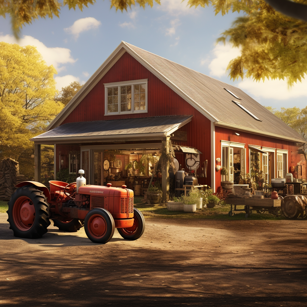 Luxury tractor store exterior image