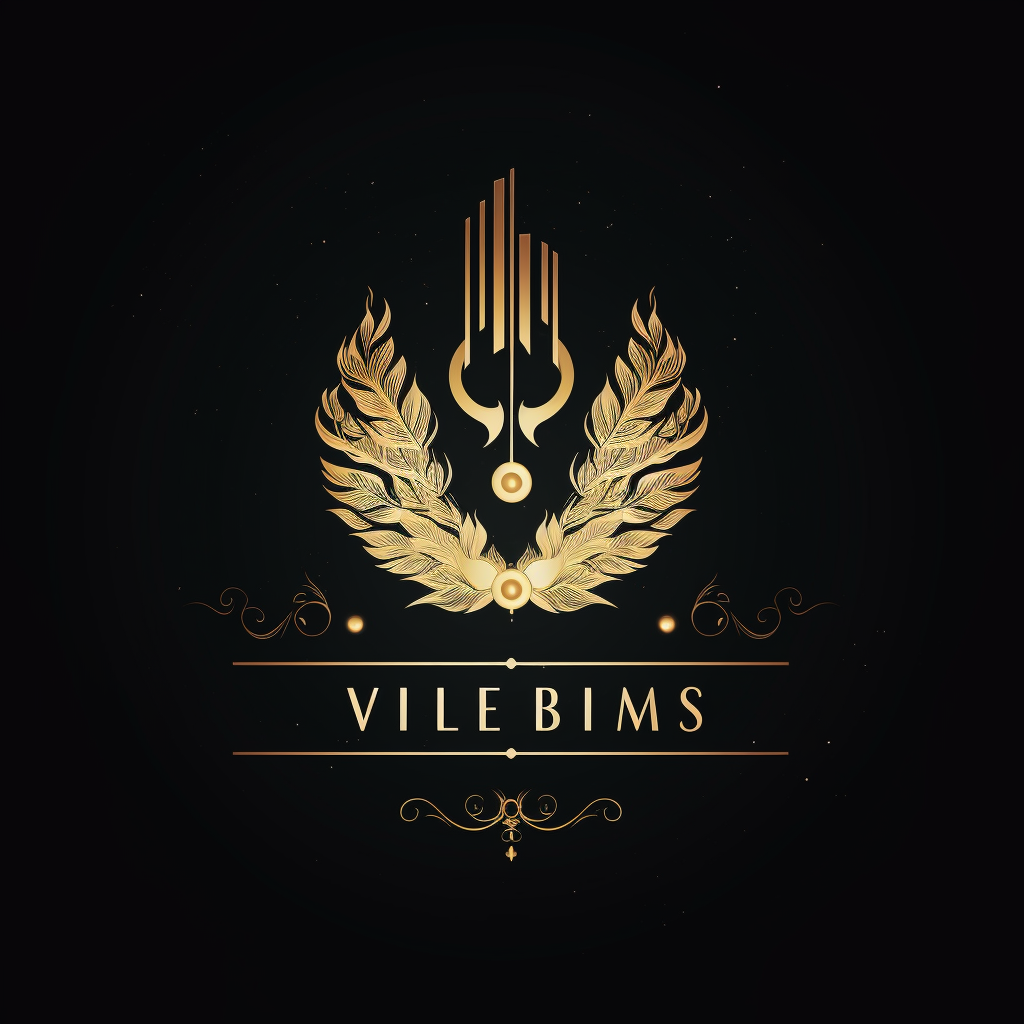 Luxury Vibes Music Logo Design