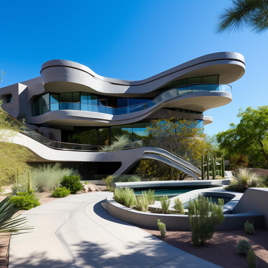 Luxury Zaha Hadid Style Compound in Scottsdale