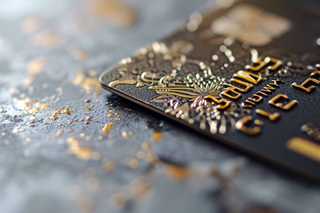 Luxury credit card design concept