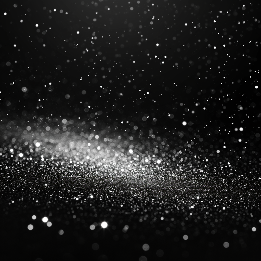 Luxury Glitter Black Color Dust Scratch