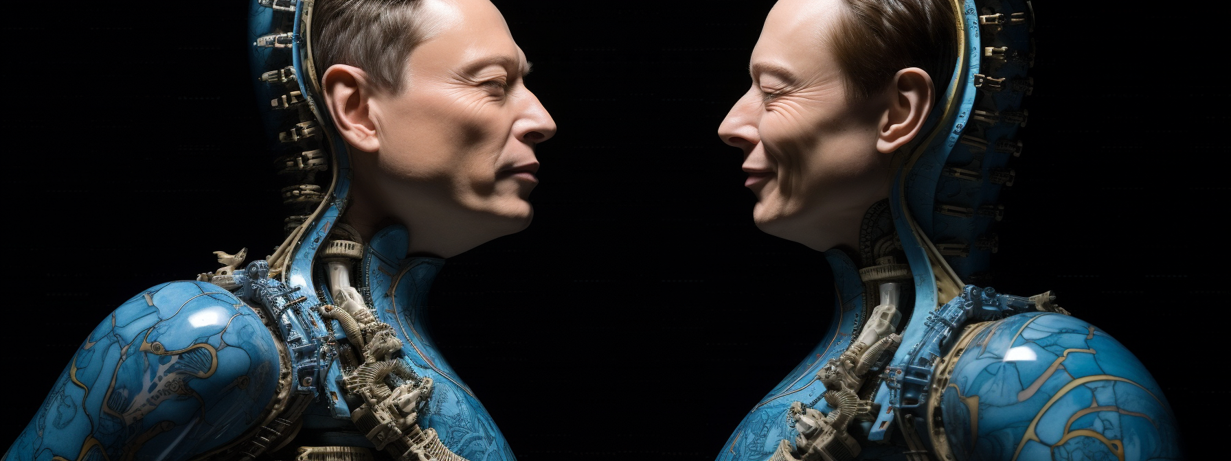 Composite figure of Machiavelli and Elon Musk