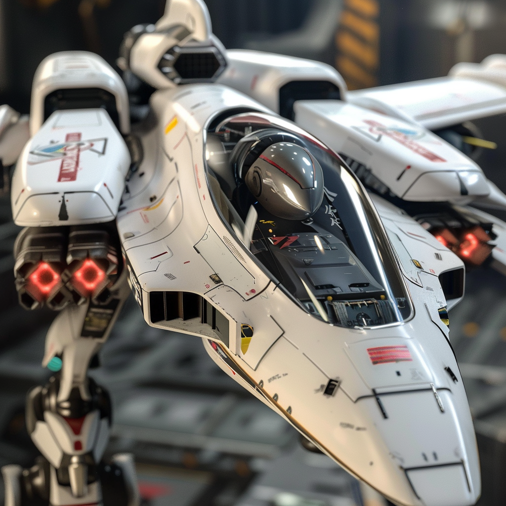 Detailed Macross VF-1S Valkyrie Robot