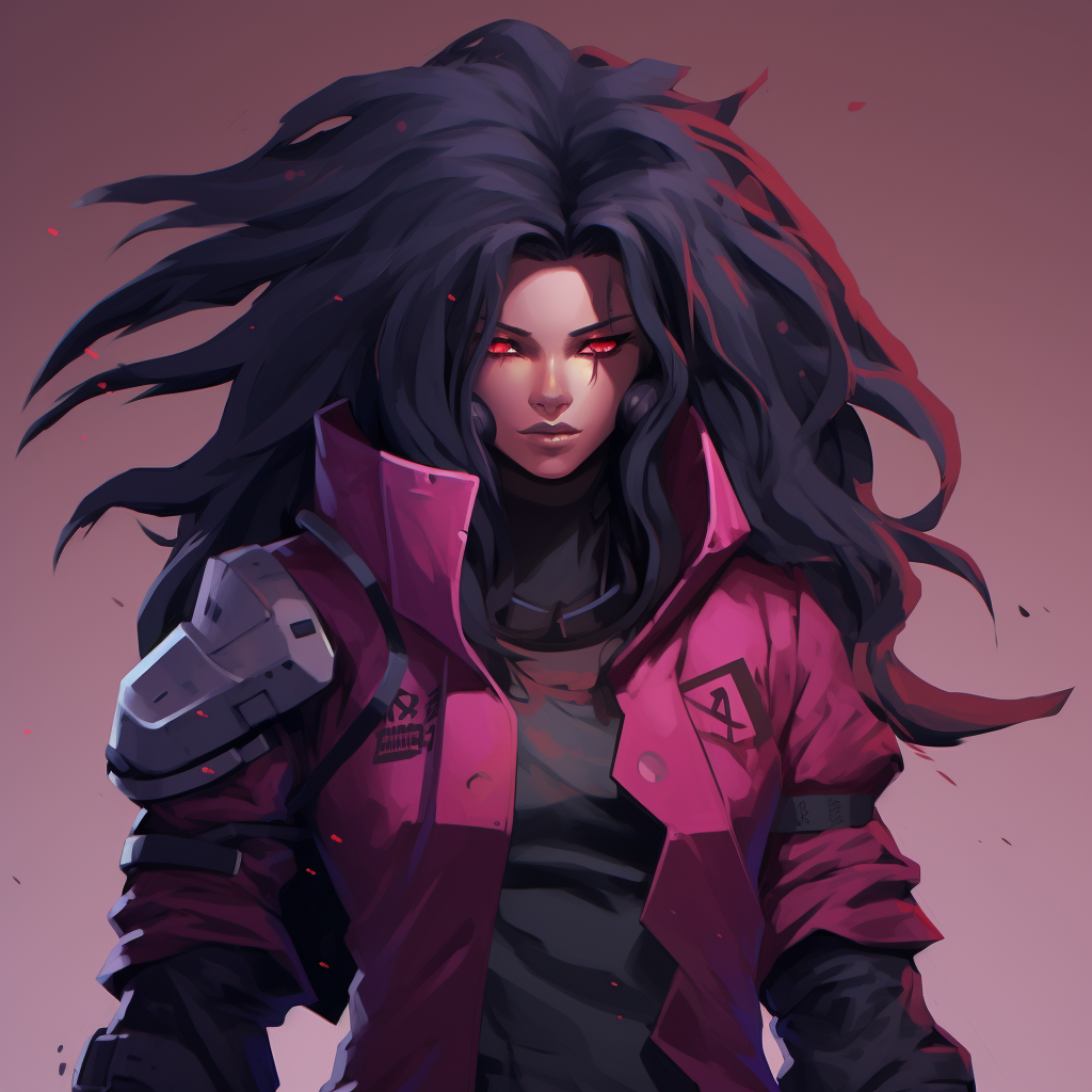 Madara 90s Game Character Illustration