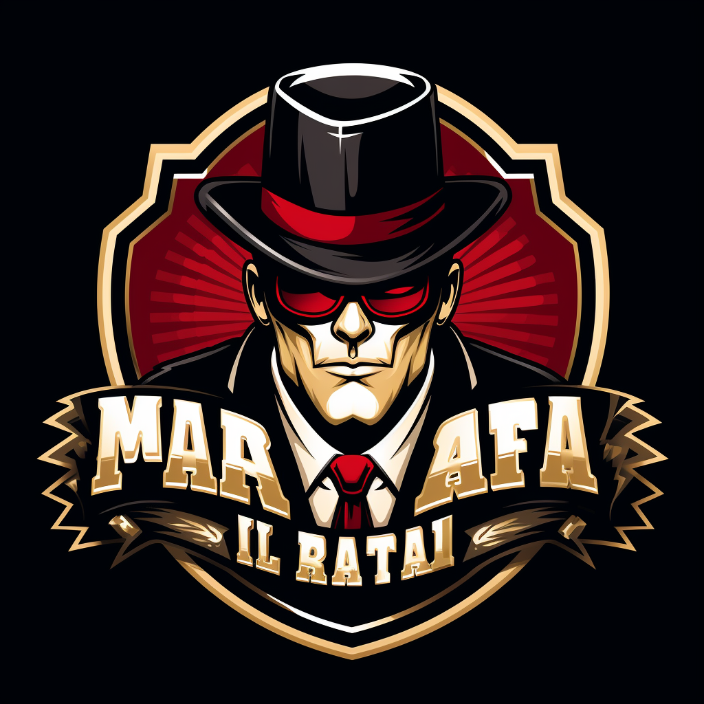 Mafia team football logo on white background