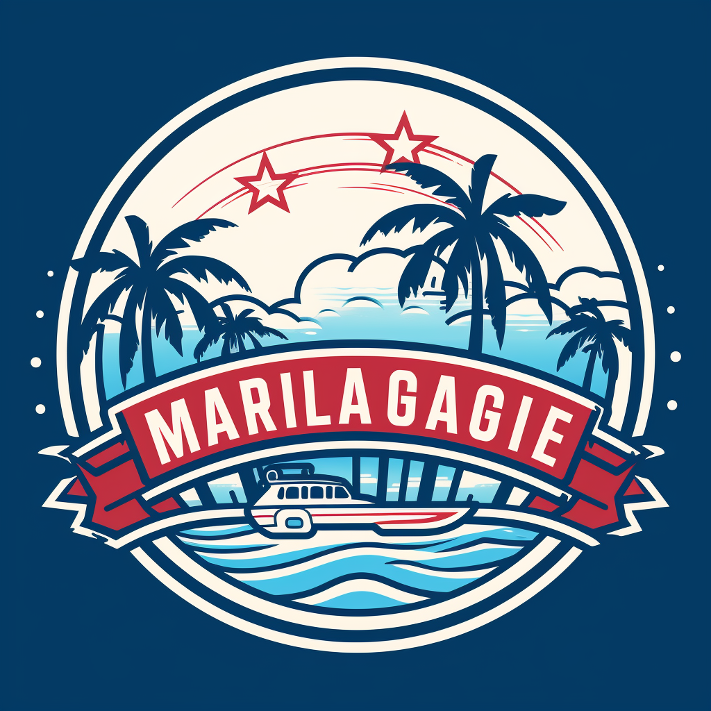 MAGAritaville logo with American flag