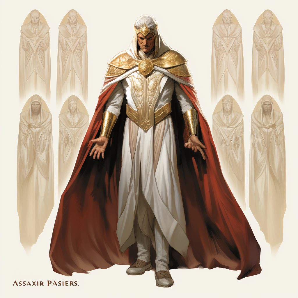 Mage God With White Cape