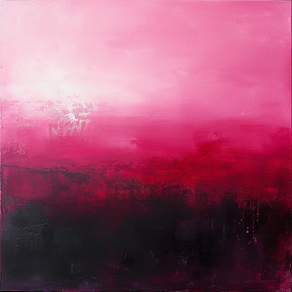 Magenta Abstract Painting Artwork