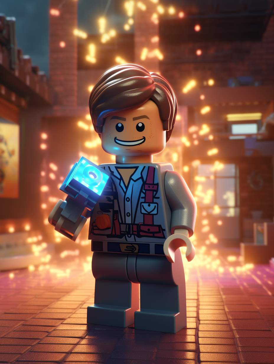 Magical kids' Lego movie act