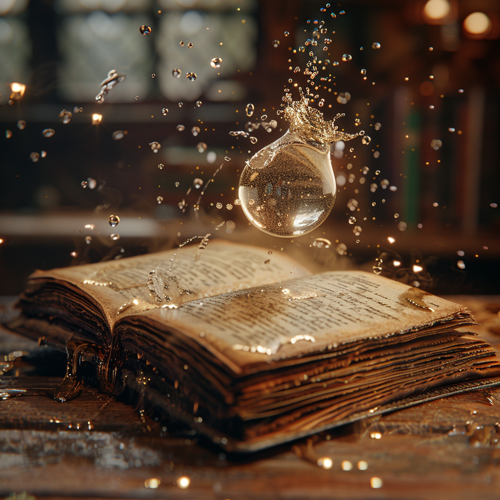 Magic Book Crystal Ball Picture