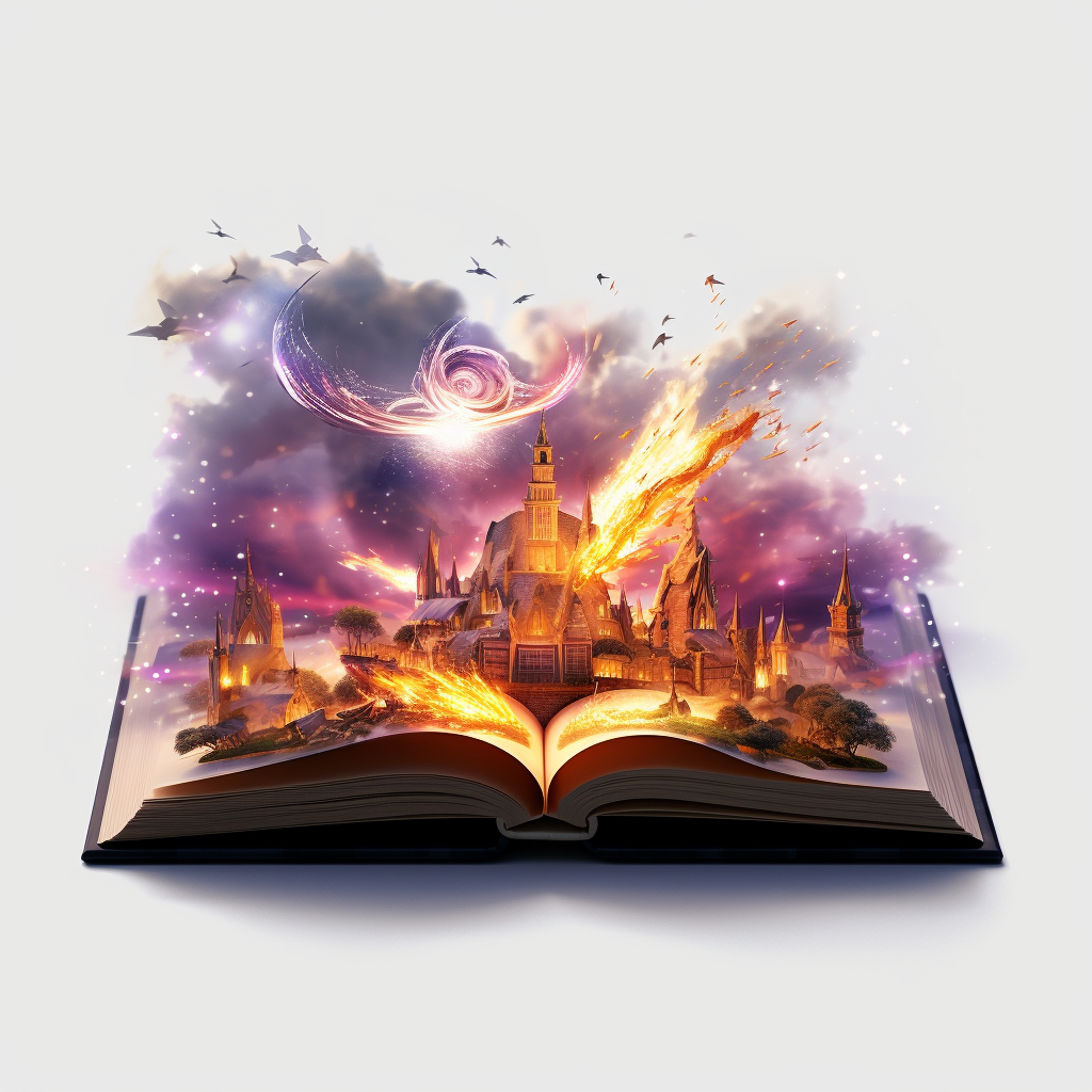 Children's storybook with a magical theme