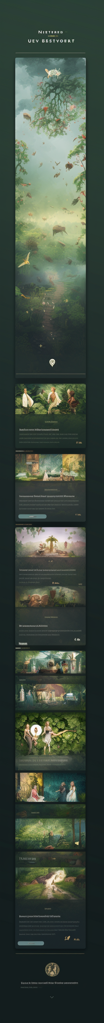 Magic energy healing website concept