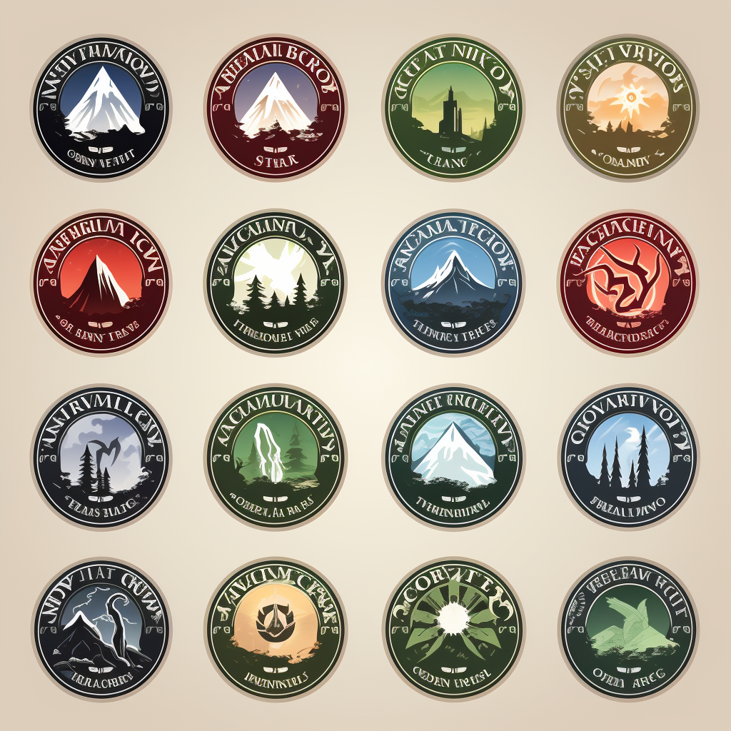 Magic the Gathering Land Icons