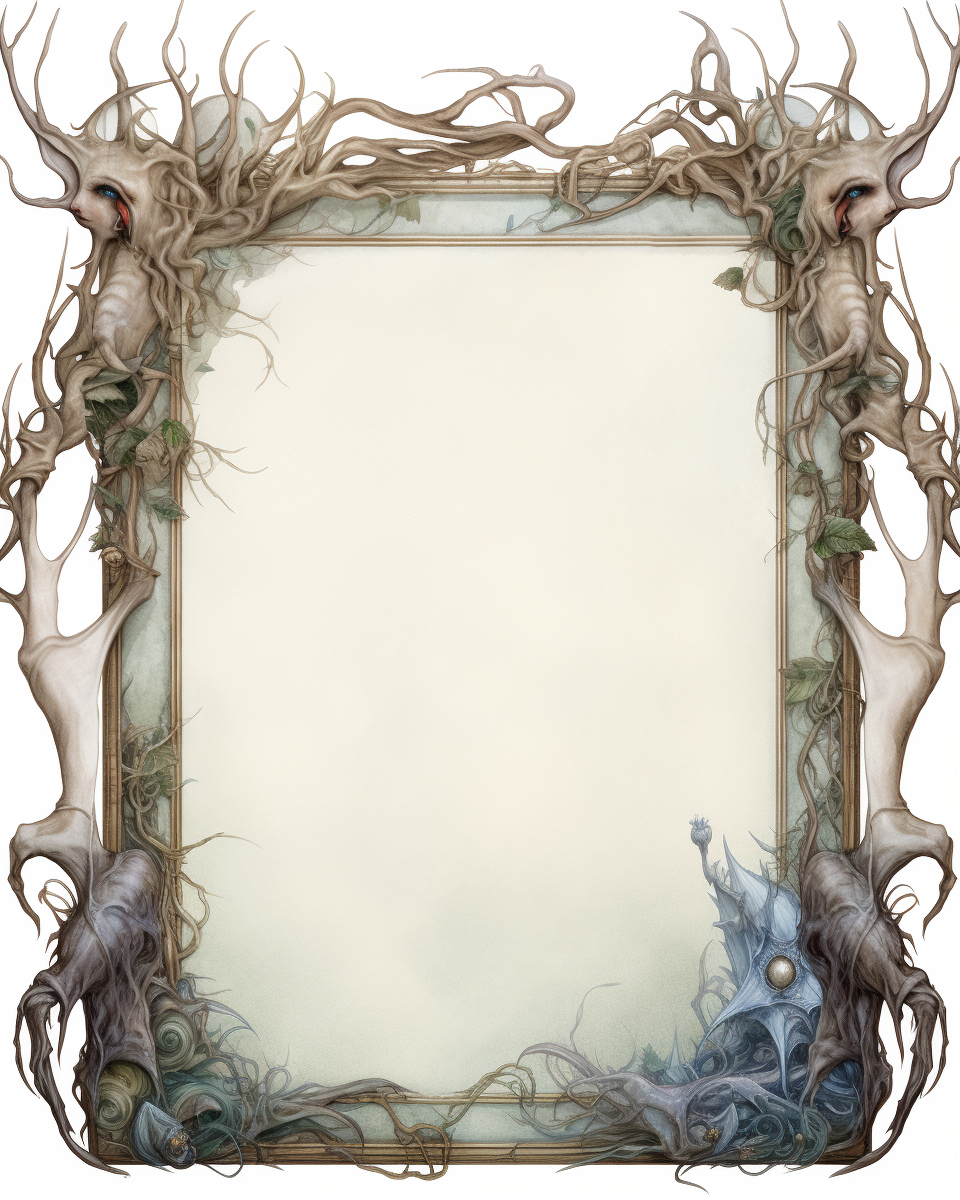 Magical Symbols Frame Design