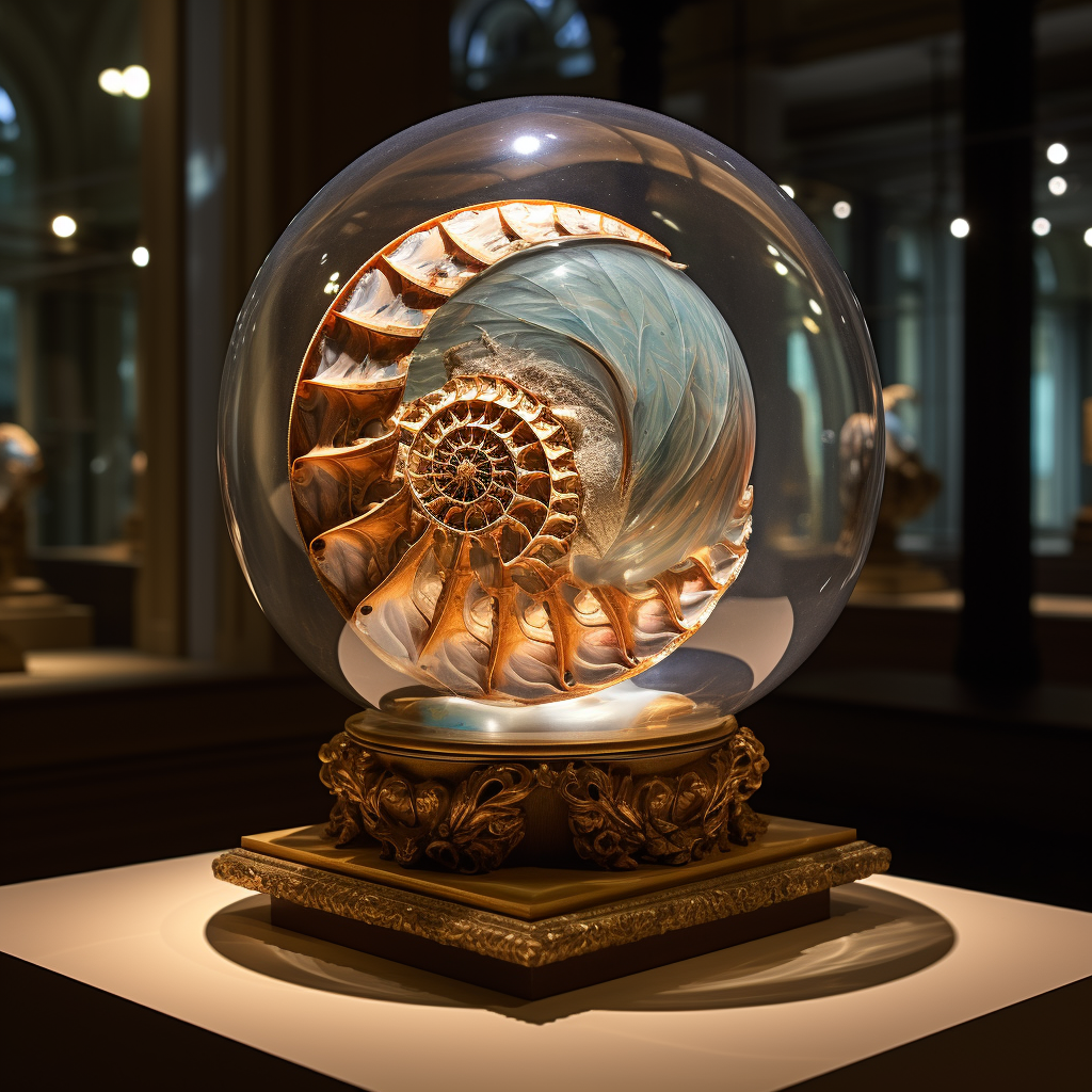 Gorgeous Magic Sphere in Museum