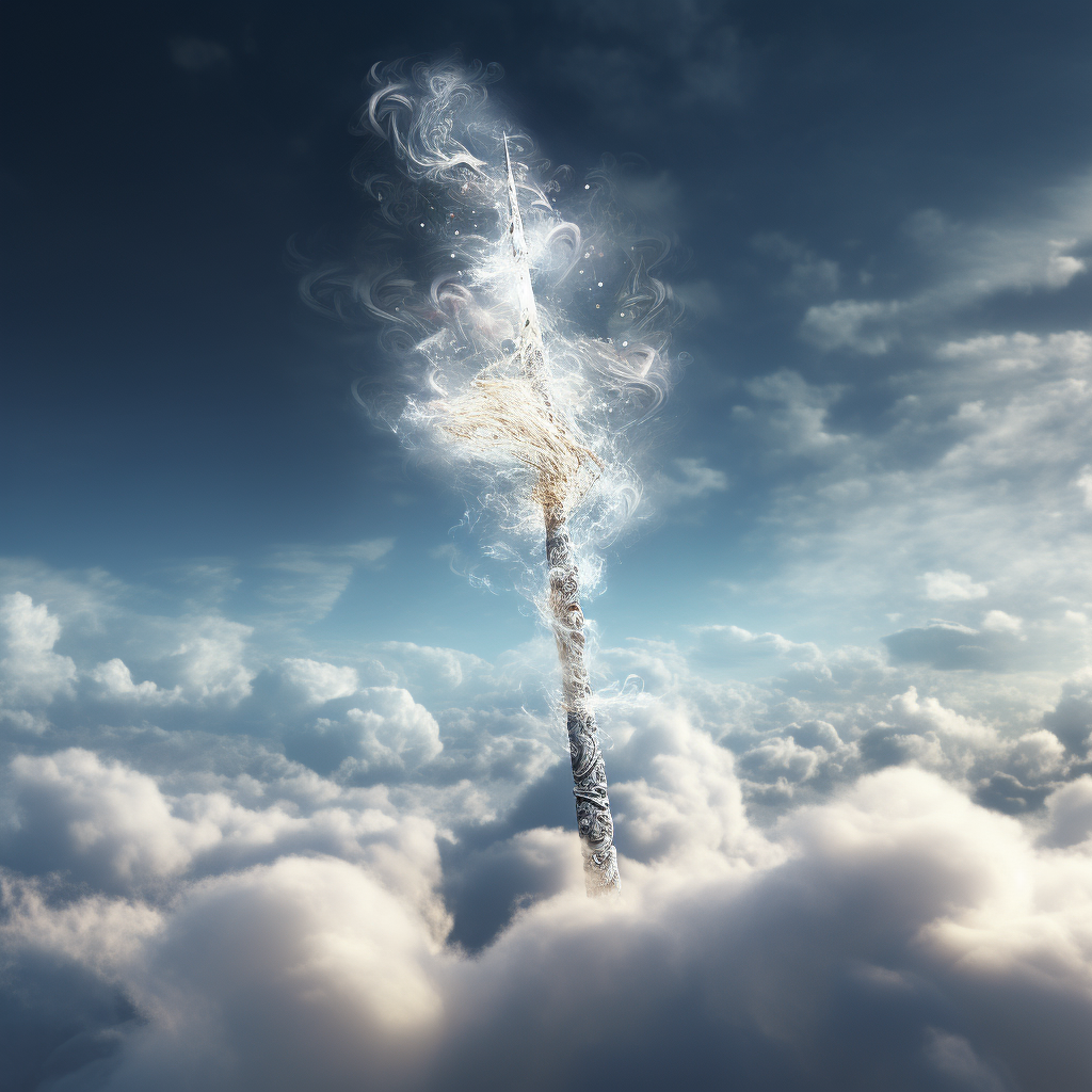 Enchanting Magic Wand in Cloud