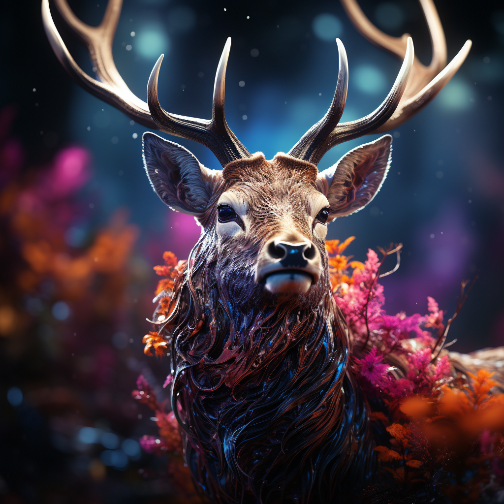 Stunning Magical Stag Image