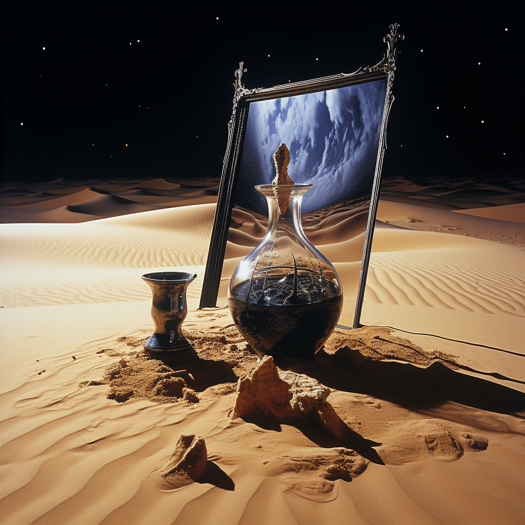 Magical Potion in Desolate Desert