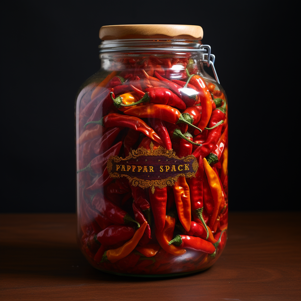 Jar of Magical Spicy Peppers