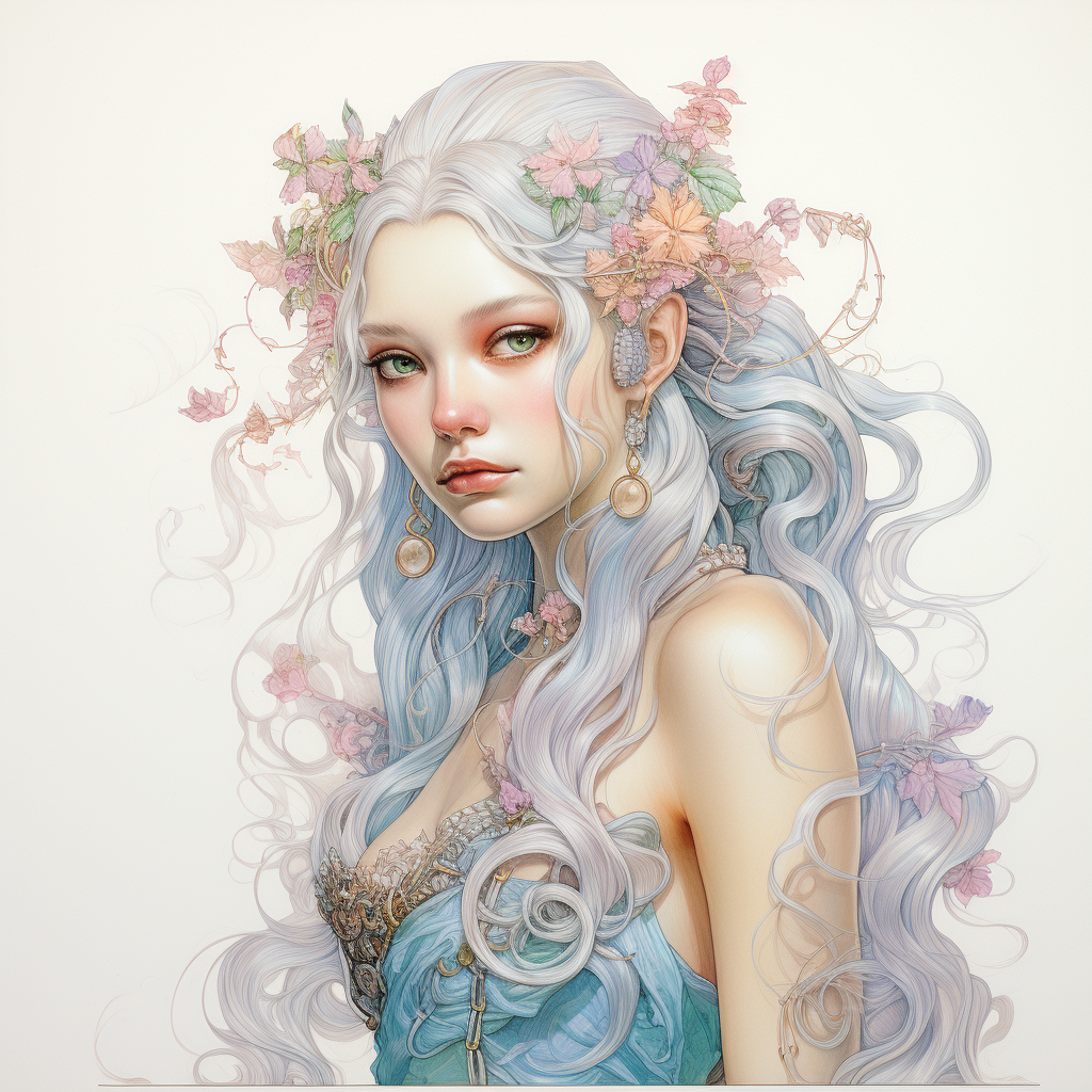 Delicate Pastel Toned Magical Elf