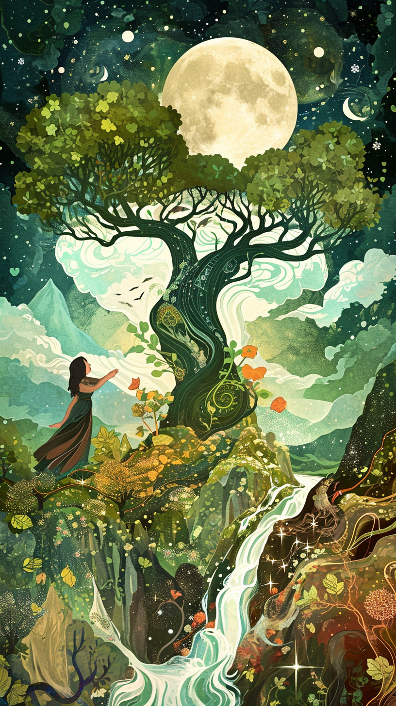 Magical Enchanting World Illustration