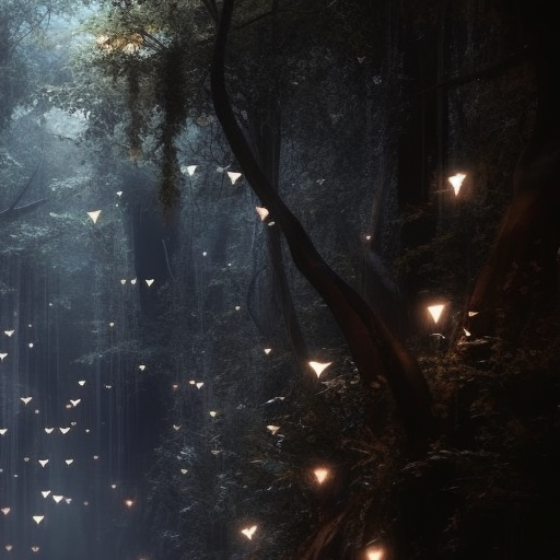 Beautiful nymphs in a magical river