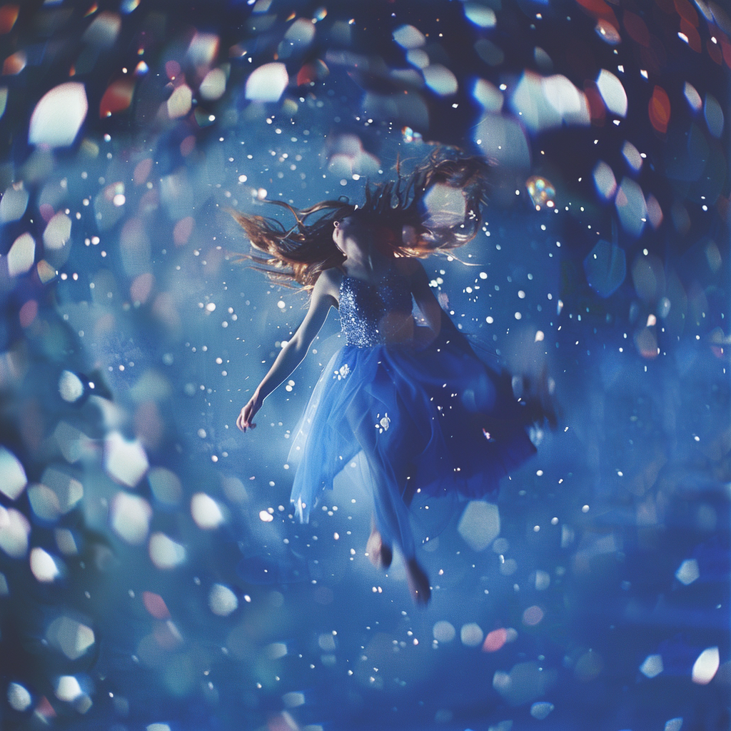 Floating magical pixie dust photo