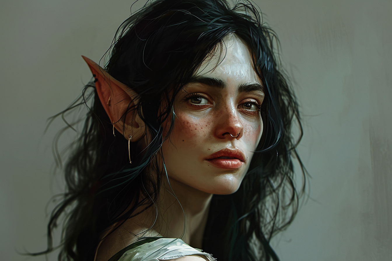 Magistrix Seraphina Thorne - Half-Elf Portrait  ?️