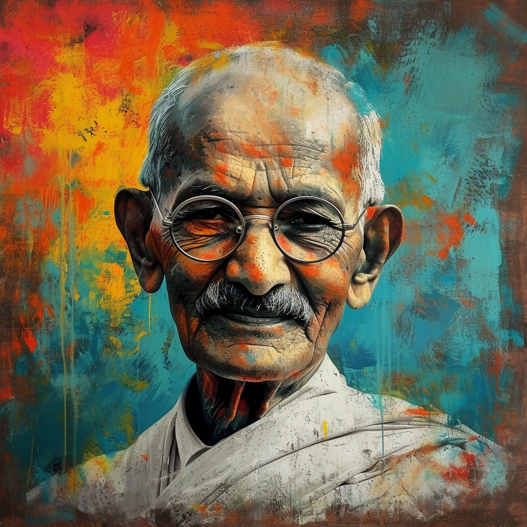 Mahatma Gandhi in high quality