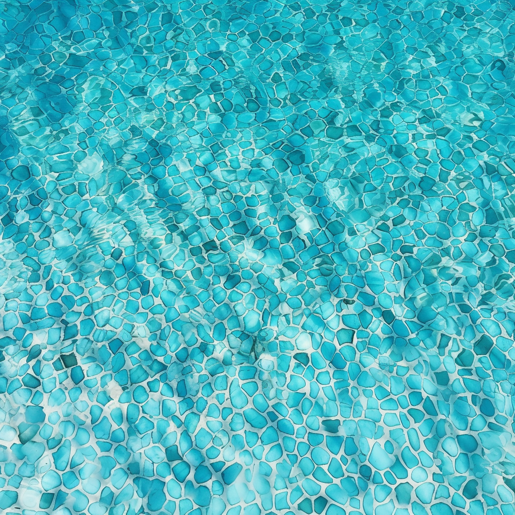 Seamless mosaic texture for swimming pool