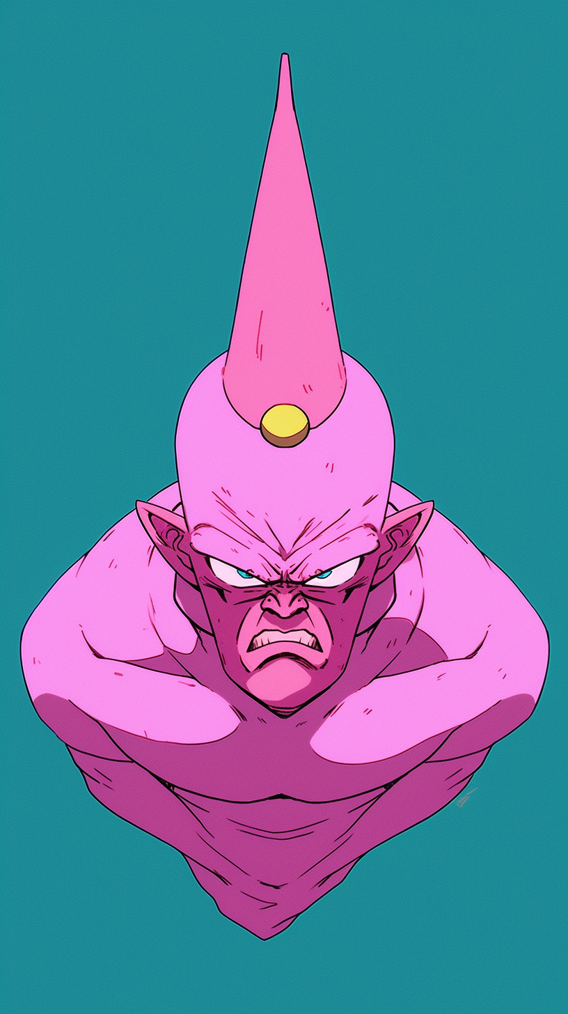 Majin Buu 90s Anime Screencap