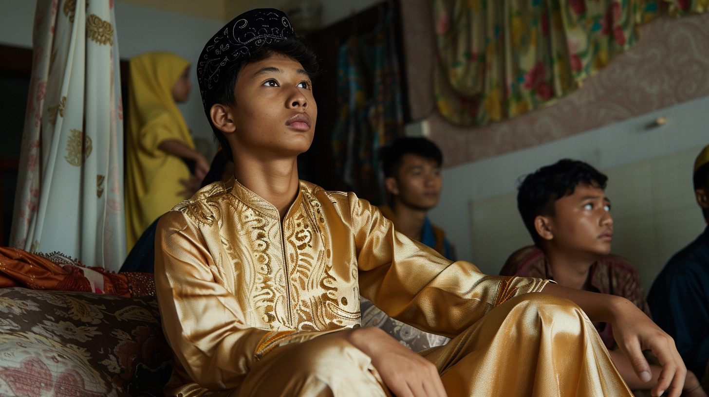 Malay Teenager Hari Raya Singapore