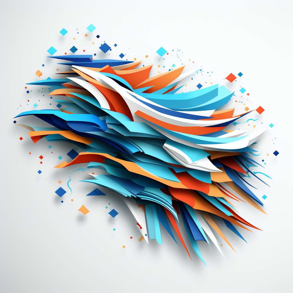 Malaysia Flag Abstract Shape Vector