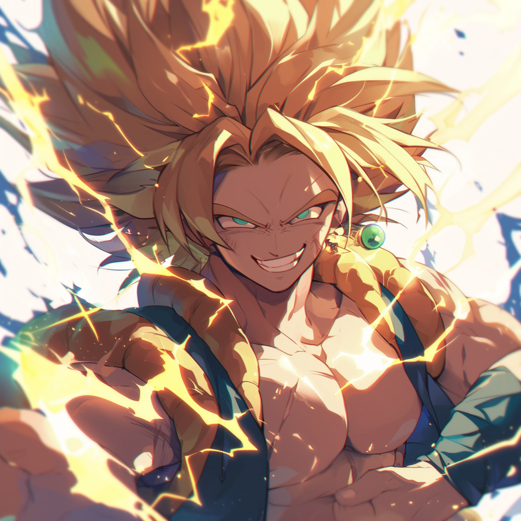 Male Super Saiyan Lightning Sparks