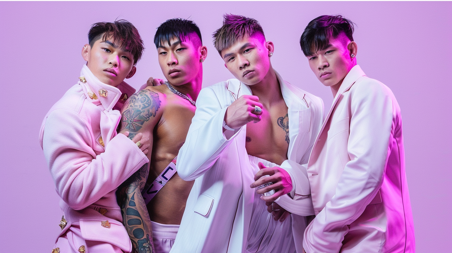 Male UFC K-Pop Pastel Group