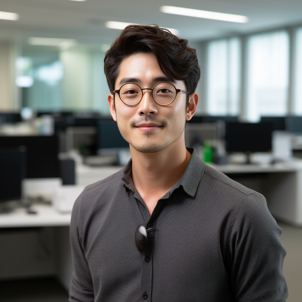 30-year-old male COO vaping at the office