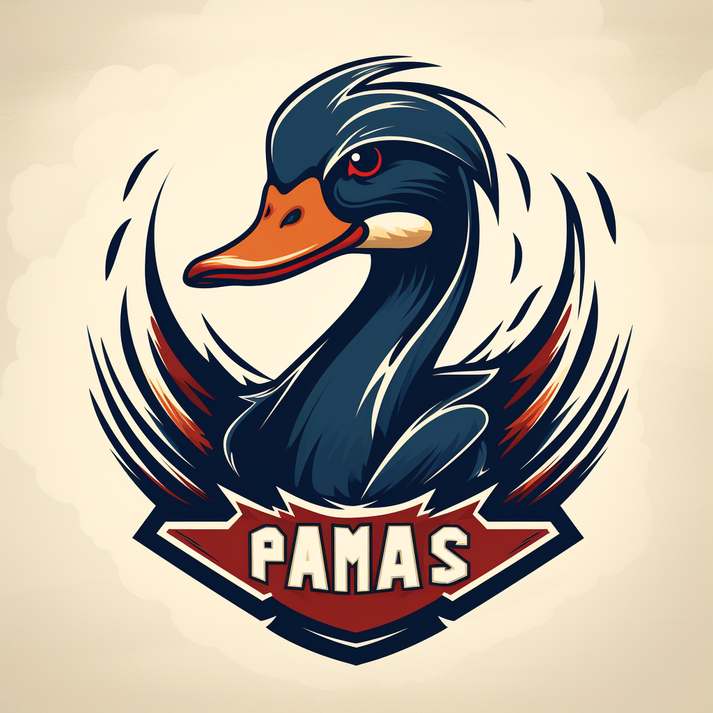 Mallards Retro Mascot Sports Logo