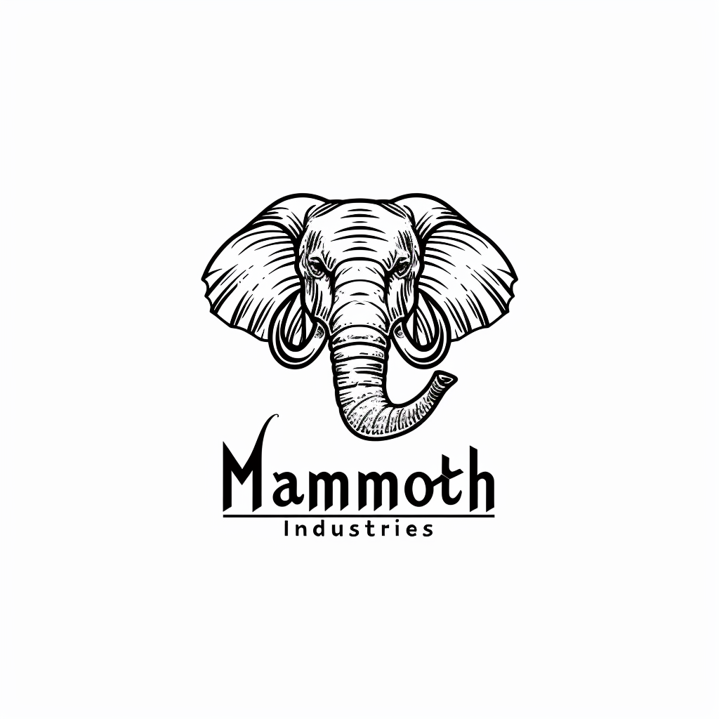 Mammoth Industries business logo design