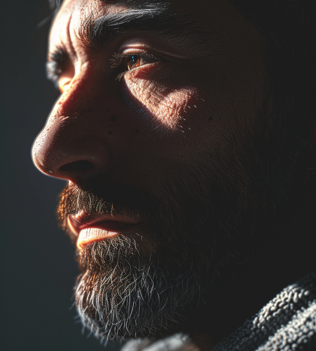 Realistic 3D animation of a man