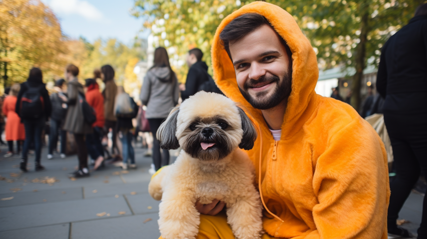 Man in Dog Costume